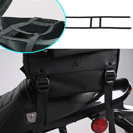 C. Additional H-Shape Fasten Strap for Scooters and Sports Bikes